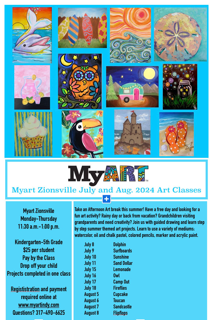 Zionsville Art Classes, Zionsville Drawing Classes Myart